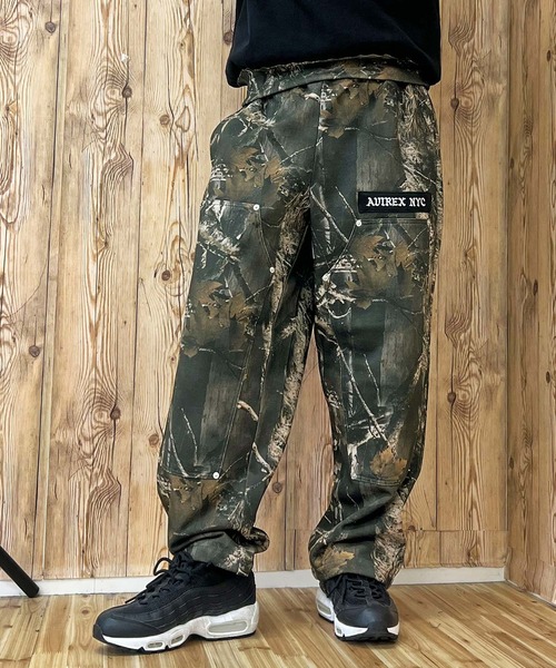 AVIREX（アヴィレックス）の「SWEAT PAINTER PANTS ”REAL TREE CAMO”（スウェットパンツ・メンズ・ブラック/カモフラージュ・L/XL/M）」の11枚目の写真