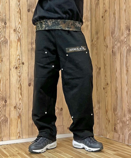 AVIREX（アヴィレックス）の「SWEAT PAINTER PANTS ”REAL TREE CAMO”（スウェットパンツ・メンズ・ブラック/カモフラージュ・L/XL/M）」の3枚目の写真