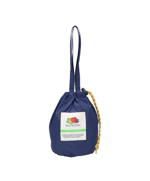 FRUIT OF THE LOOM(フルーツオブザルーム)の「【FRUIT OF THE LOOM/フルーツオブザルーム】NYLON DRAWSTRING BAG / ナイロンドロストリングバッグ(ハンドバッグ・レディース・ピンク/ブルー/ネイビー/ミント/ブラック・FREE)」の1枚目の写真