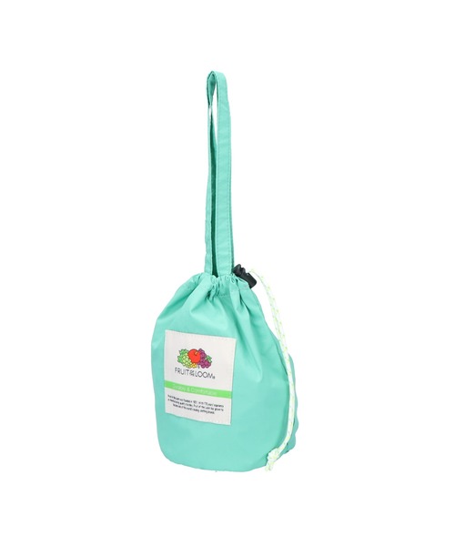 FRUIT OF THE LOOM(フルーツオブザルーム)の「【FRUIT OF THE LOOM/フルーツオブザルーム】NYLON DRAWSTRING BAG / ナイロンドロストリングバッグ(ハンドバッグ・レディース・ピンク/ブルー/ネイビー/ミント/ブラック・FREE)」の13枚目の写真