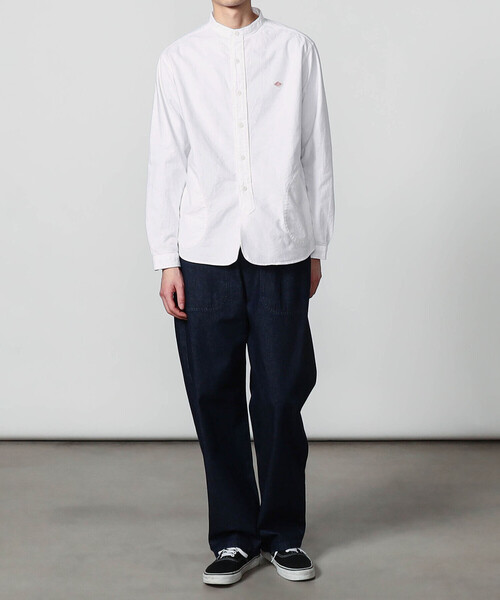 DANTON | オックスフォード バンドカラーシャツ SOLID MEN（シャツ