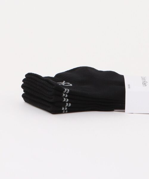 Calvin Klein(カルバン・クライン)の「【3足セット】Calvin Klein メンズ レディース 抗菌防臭 足底パイル ラインソックス 92572503(ソックス/靴下・メンズ・その他1/ブラック・L/M/S)」の18枚目の写真