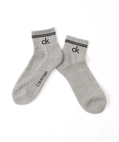 Calvin Klein(カルバン・クライン)の「【3足セット】Calvin Klein メンズ レディース 抗菌防臭 足底パイル ラインソックス 92572503(ソックス/靴下・メンズ・その他1/ブラック・L/M/S)」の14枚目の写真