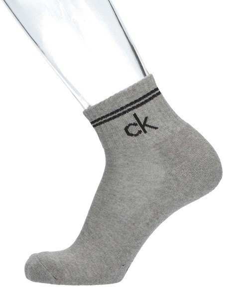 Calvin Klein(カルバン・クライン)の「【3足セット】Calvin Klein メンズ レディース 抗菌防臭 足底パイル ラインソックス 92572503(ソックス/靴下・メンズ・その他1/ブラック・L/M/S)」の15枚目の写真