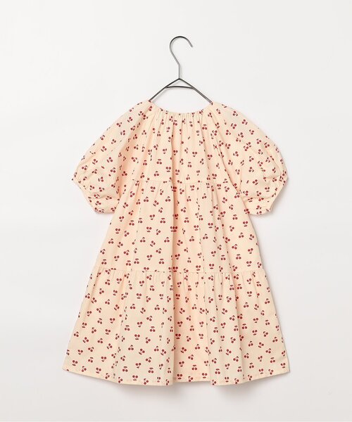 p.premier（ピードットプルミエ）の「イロチ買いしたいパフスリーブワンピース（ワンピース・キッズ・レッド/ピンク/グリーン/ドット/ラベンダー/アイボリー/ブラック・140/130/120/110/100/90/80）」の18枚目の写真