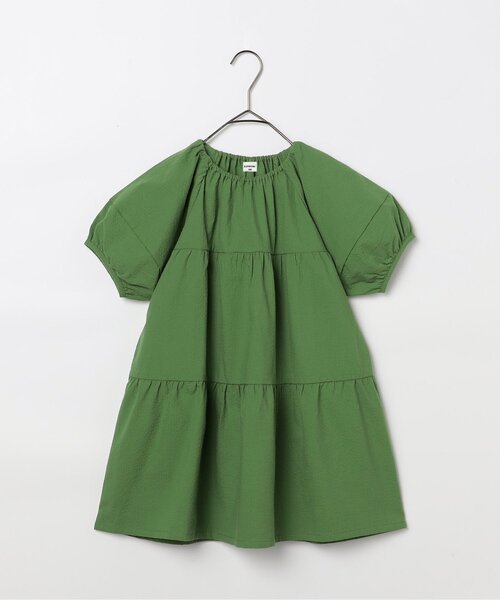 p.premier(ピードットプルミエ)の「イロチ買いしたいパフスリーブワンピース(ワンピース・キッズ・レッド/ピンク/グリーン/ドット/ラベンダー/アイボリー/ブラック・140/130/120/110/100/90/80)」の14枚目の写真