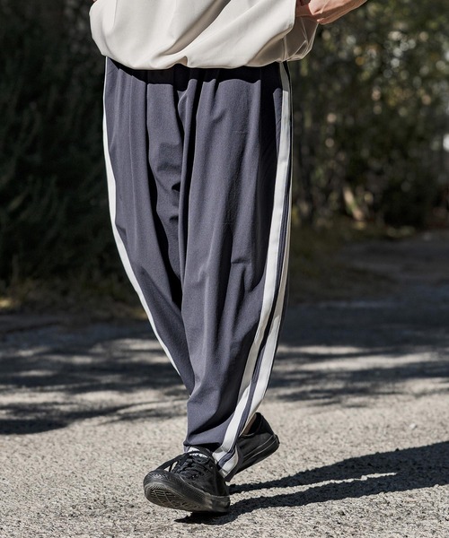 CAMBIO（カンビオ）の「mp14635- ストレッチナイロンサイドラインパンツ(CMB-R0220)（その他パンツ・メンズ・グレー/ブルー/ブラック・S/M/L）」の10枚目の写真