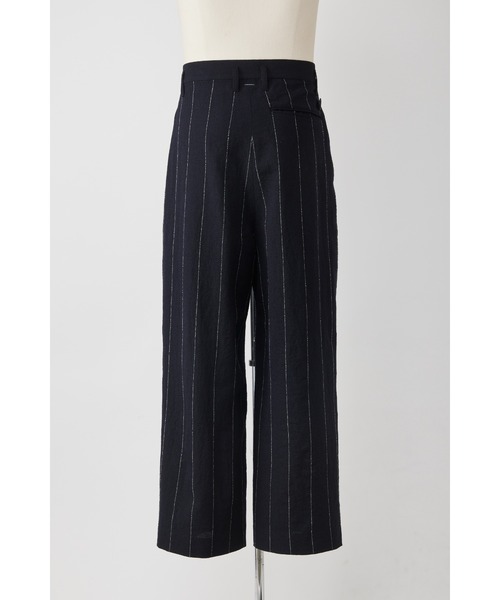 SHINYAKOZUKA（シンヤコヅカ）の「Dear, BAGGY(ISSUE#8)（その他パンツ・メンズ・ストライプ/ブラック・X-SMALL/SMALL/MEDIUM/LARGE）」の6枚目の写真