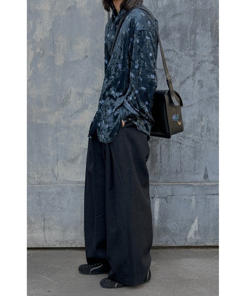 SHINYAKOZUKA（シンヤコヅカ）の「Dear, BAGGY(ISSUE#8)（その他パンツ・メンズ・ストライプ/ブラック・X-SMALL/SMALL/MEDIUM/LARGE）」の3枚目の写真