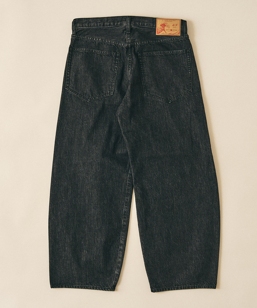 417 EDIFICE(フォーワンセブンエディフィス)の「LE JAPON ATELIER OKAYAMA TYPE.2 カーブレッグ(デニムパンツ・メンズ・アイボリー/ブラック/ブルー系その他・X-LARGE/MEDIUM/SMALL/LARGE)」の7枚目の写真