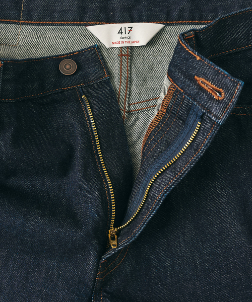 417 EDIFICE(フォーワンセブンエディフィス)の「LE JAPON ATELIER OKAYAMA TYPE.2 カーブレッグ(デニムパンツ・メンズ・アイボリー/ブラック/ブルー系その他・X-LARGE/MEDIUM/SMALL/LARGE)」の11枚目の写真