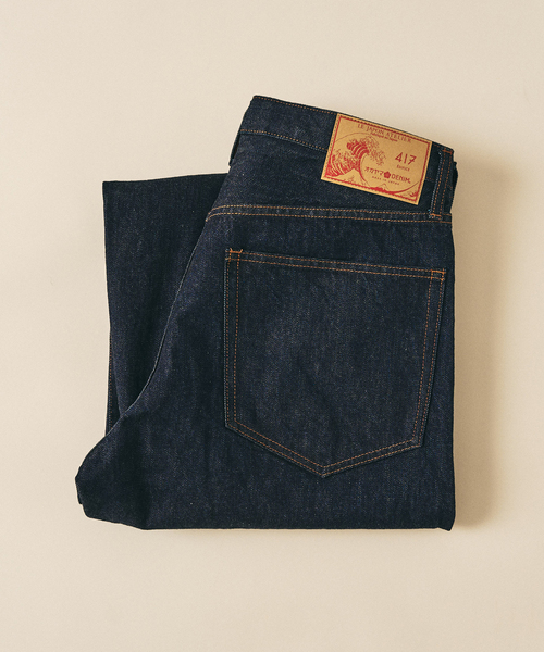 417 EDIFICE(フォーワンセブンエディフィス)の「LE JAPON ATELIER OKAYAMA TYPE.2 カーブレッグ(デニムパンツ・メンズ・アイボリー/ブラック/ブルー系その他・X-LARGE/MEDIUM/SMALL/LARGE)」の19枚目の写真