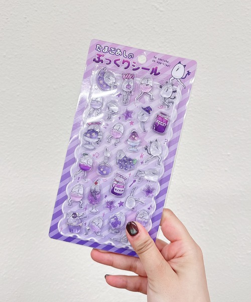 AS KNOW AS plus(アズノゥアズプラス)の「たまごあしぷっくりシール(ステッカー/テープ・レディース・A/E/D/K/G/I/H/J/F/その他2/その他5/O/Q/L/M/N/その他/S/T/U/V/W/その他1/その他3/P/R/その他4/パープル/レッド/クリア/イエロー/ブルー/ミント・FREE)」の4枚目の写真