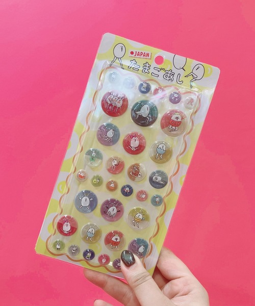 AS KNOW AS plus(アズノゥアズプラス)の「たまごあしぷっくりシール(ステッカー/テープ・レディース・A/E/D/K/G/I/H/J/F/その他2/その他5/O/Q/L/M/N/その他/S/T/U/V/W/その他1/その他3/P/R/その他4/パープル/レッド/クリア/イエロー/ブルー/ミント・FREE)」の16枚目の写真