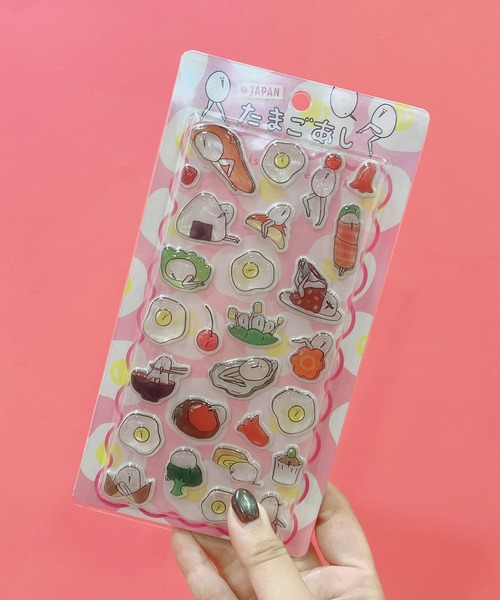 AS KNOW AS plus(アズノゥアズプラス)の「たまごあしぷっくりシール(ステッカー/テープ・レディース・A/E/D/K/G/I/H/J/F/その他2/その他5/O/Q/L/M/N/その他/S/T/U/V/W/その他1/その他3/P/R/その他4/パープル/レッド/クリア/イエロー/ブルー/ミント・FREE)」の17枚目の写真