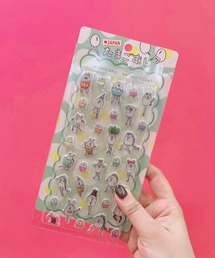 AS KNOW AS plus（アズノゥアズプラス）の「たまごあしぷっくりシール（ステッカー/テープ）」