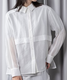 MARECHAL TERRE | コンビネーションレイヤードシャツ(シャツ/ブラウス)