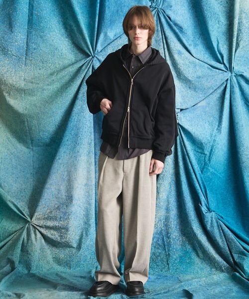 MAISON SPECIAL(メゾンスペシャル)の「《UNISEX》Inside-out Prime-Over Sheer Regular Collar Shirt/インサイドアウトプライムオーバーシアーレギュラーカラーシャツ【MAISON SPECIAL/メゾンスペシャル】(シャツ/ブラウス・メンズ・ライトグリーン/チャコールグレー/ブラック・0/1/2)」の5枚目の写真