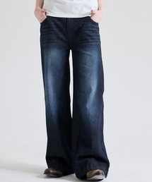 GRANCY】Crazy Design Skinny Flare Denim Pants / クレイジーデザイン