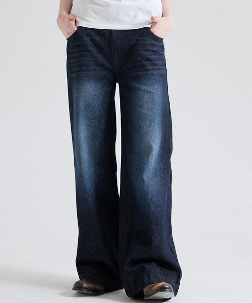 Parts Lab.(�p�[�c���{)�́yParts Lab.�zBasic Straight Denim Pants / �ׁ[�V�b�N�X�g���[�g�f�j���p���c(�f�j���p���c)