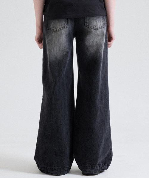 Parts Lab.（パーツラボ）の「【Parts Lab.】Basic Straight Denim Pants / べーシックストレートデニムパンツ（デニムパンツ・メンズ・ブラック/ブルー・S/L/M）」の5枚目の写真
