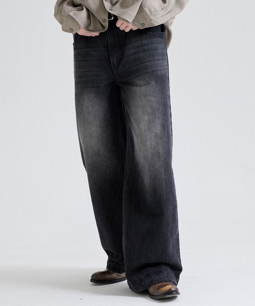 Parts Lab.（パーツラボ）の「【Parts Lab.】Basic Straight Denim Pants / べーシックストレートデニムパンツ（デニムパンツ・メンズ・ブラック/ブルー・S/L/M）」の13枚目の写真