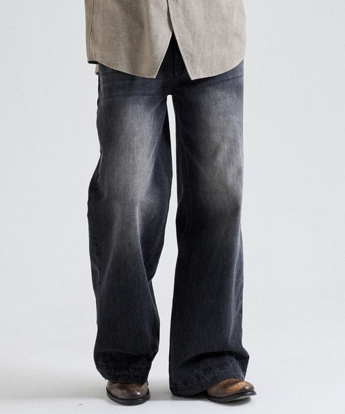 Parts Lab.（パーツラボ）の「【Parts Lab.】Basic Straight Denim Pants / べーシックストレートデニムパンツ（デニムパンツ・メンズ・ブラック/ブルー・S/L/M）」の15枚目の写真