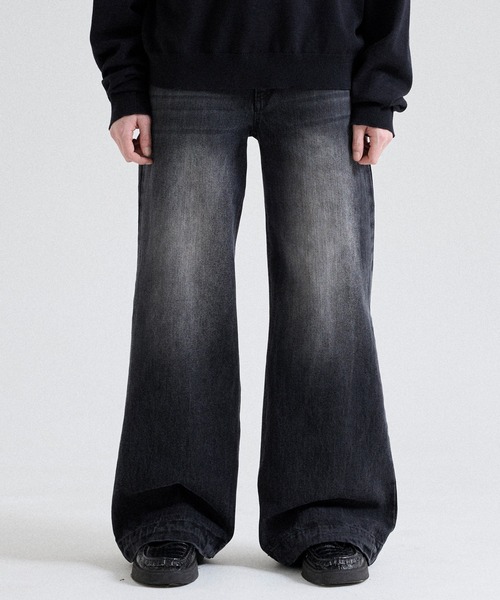 Parts Lab.（パーツラボ）の「【Parts Lab.】Basic Straight Denim Pants / べーシックストレートデニムパンツ（デニムパンツ・メンズ・ブラック/ブルー・S/L/M）」の16枚目の写真