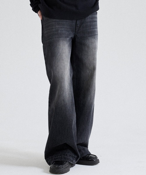 Parts Lab.（パーツラボ）の「【Parts Lab.】Basic Straight Denim Pants / べーシックストレートデニムパンツ（デニムパンツ・メンズ・ブラック/ブルー・S/L/M）」の17枚目の写真