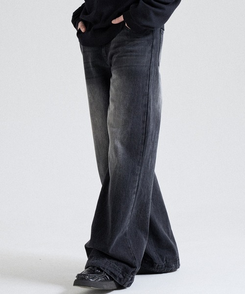 Parts Lab.（パーツラボ）の「【Parts Lab.】Basic Straight Denim Pants / べーシックストレートデニムパンツ（デニムパンツ・メンズ・ブラック/ブルー・S/L/M）」の18枚目の写真