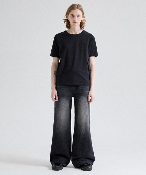 Parts Lab.（パーツラボ）の「【Parts Lab.】Basic Straight Denim Pants / べーシックストレートデニムパンツ（デニムパンツ・メンズ・ブラック/ブルー・S/L/M）」の20枚目の写真