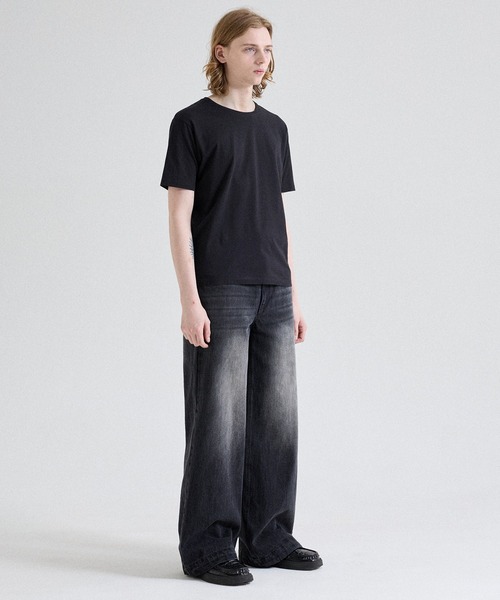 Parts Lab.（パーツラボ）の「【Parts Lab.】Basic Straight Denim Pants / べーシックストレートデニムパンツ（デニムパンツ・メンズ・ブラック/ブルー・S/L/M）」の21枚目の写真
