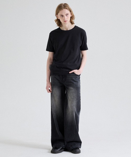 Parts Lab.(パーツラボ)の「【Parts Lab.】Basic Straight Denim Pants / べーシックストレートデニムパンツ(デニムパンツ・メンズ・ブラック/ブルー・S/L/M)」の22枚目の写真
