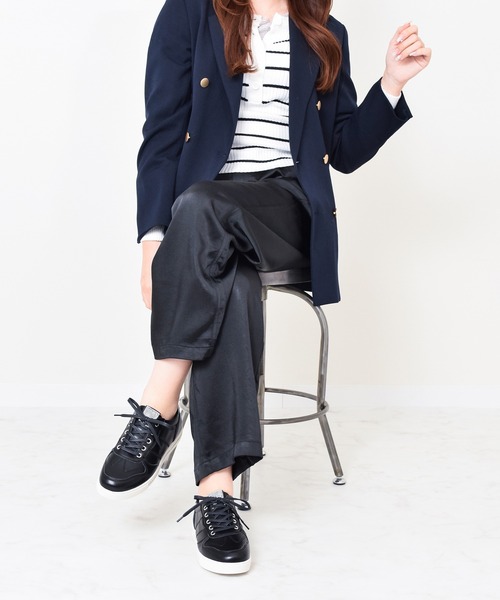 Bridget Birkin(ブリジットバーキン)の「【Bridget Birkin】サイドギャザービジュースニーカー(565010)(スニーカー・レディース・シルバー/ホワイト/ブラック・S/M/L/LL)」の18枚目の写真