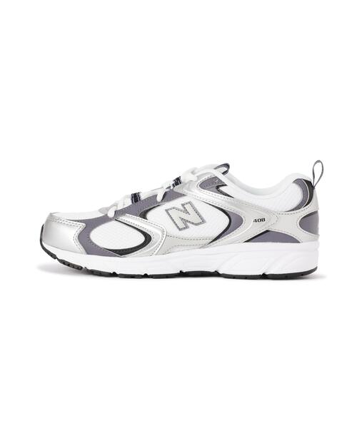 NATURAL BEAUTY BASIC（ナチュラルビューティーベーシック）の「◇ｎｅｗｂａｌａｎｃｅ　４０８（スニーカー・レディース・グレー/シルバー・23.5cm/24.5cm）」の3枚目の写真