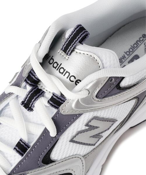 NATURAL BEAUTY BASIC（ナチュラルビューティーベーシック）の「◇ｎｅｗｂａｌａｎｃｅ　４０８（スニーカー・レディース・グレー/シルバー・23.5cm/24.5cm）」の6枚目の写真