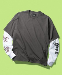 HUF（ハフ）の「LEON LS DOUBLE LAYER TOP（Tシャツ/カットソー）」
