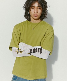 HUF(�n�t)��LEON LS DOUBLE LAYER TOP(T�V���c/�J�b�g�\�[)