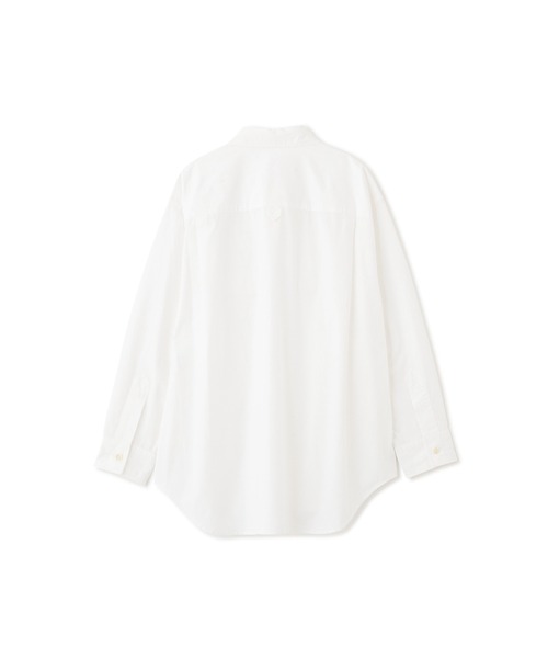 MHL.（エムエイチエル）の「ORGANIC COTTON SHIRTING（シャツ/ブラウス・レディース・ホワイト/ローズ・2/1）」の6枚目の写真