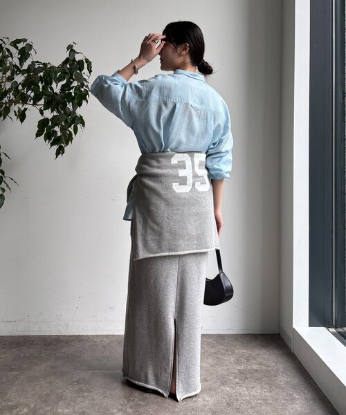 DouDou（ドゥドゥ）の「マルチWAYオーバーシャツ（シャツ/ブラウス・レディース・ブルー/イエロー/ホワイト・FREE）」の19枚目の写真