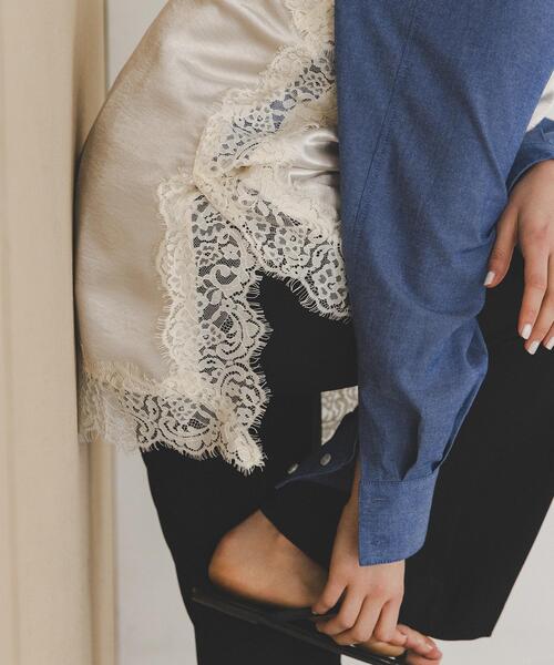 N.(N. Natural Beauty Basic)(エヌエヌナチュラルビューティーベーシック)の「フレアパンツ(その他パンツ・レディース・ブラック/ベージュ・フリ-)」の4枚目の写真
