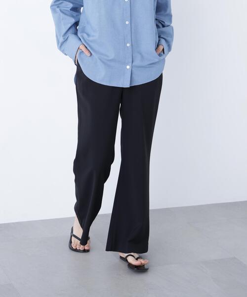 N.(N. Natural Beauty Basic)(エヌエヌナチュラルビューティーベーシック)の「フレアパンツ(その他パンツ・レディース・ブラック/ベージュ・フリ-)」の7枚目の写真