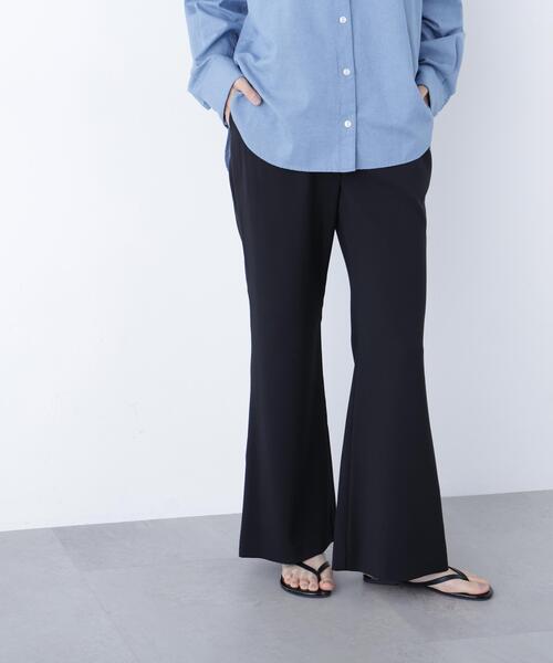 N.(N. Natural Beauty Basic)(エヌエヌナチュラルビューティーベーシック)の「フレアパンツ(その他パンツ・レディース・ブラック/ベージュ・フリ-)」の11枚目の写真