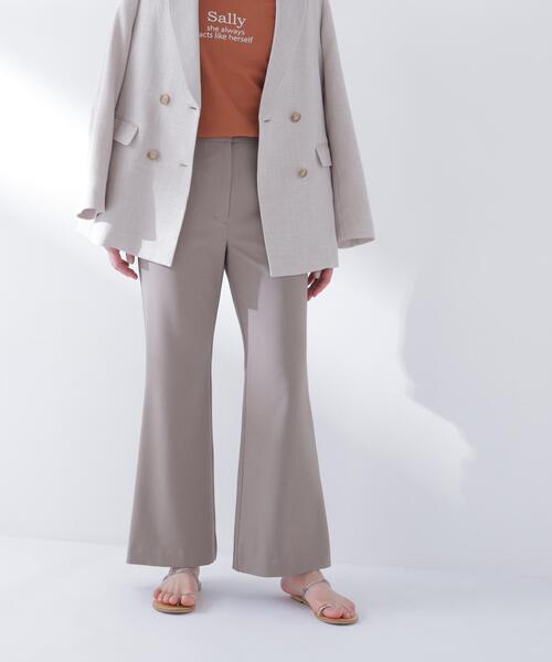 N.(N. Natural Beauty Basic)(エヌエヌナチュラルビューティーベーシック)の「フレアパンツ(その他パンツ・レディース・ブラック/ベージュ・フリ-)」の20枚目の写真