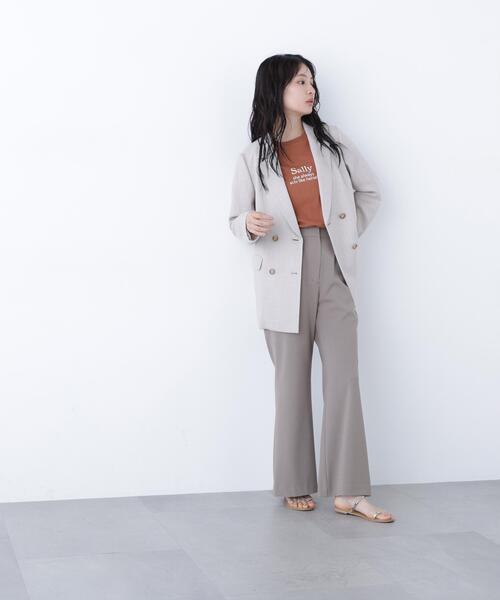 N.(N. Natural Beauty Basic)(エヌエヌナチュラルビューティーベーシック)の「フレアパンツ(その他パンツ・レディース・ブラック/ベージュ・フリ-)」の22枚目の写真
