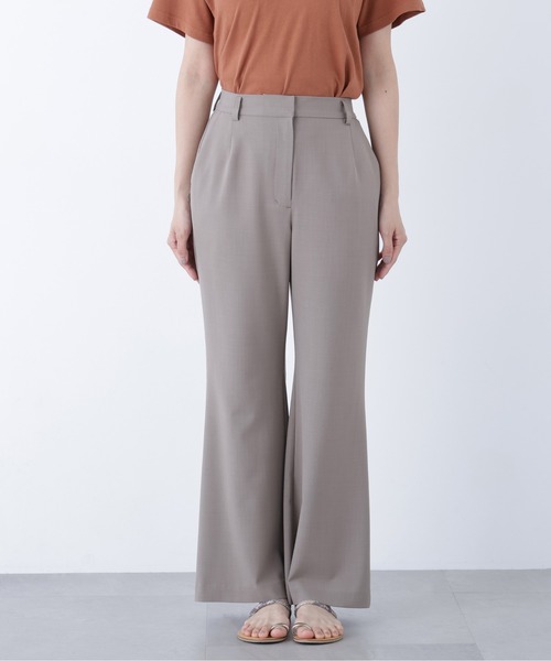 N.（N. Natural Beauty Basic）（エヌエヌナチュラルビューティーベーシック）の「フレアパンツ（その他パンツ・レディース・ブラック/ベージュ・ﾌﾘ-）」の17枚目の写真