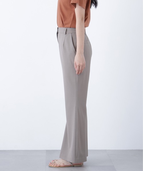 N.（N. Natural Beauty Basic）（エヌエヌナチュラルビューティーベーシック）の「フレアパンツ（その他パンツ・レディース・ブラック/ベージュ・ﾌﾘ-）」の18枚目の写真