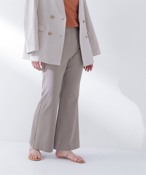 N.（N. Natural Beauty Basic）（エヌエヌナチュラルビューティーベーシック）の「フレアパンツ（その他パンツ・レディース・ブラック/ベージュ・ﾌﾘ-）」の11枚目の写真