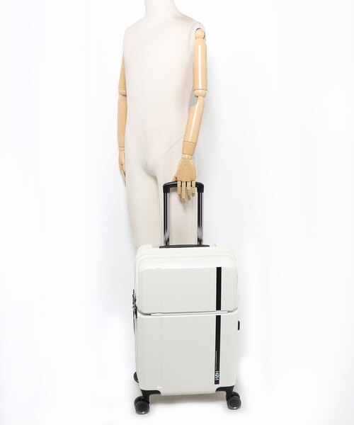 SAC'S BARJean(サックスバージーン)の「【HeM/ヘム】キャリーケース M 52L(62L)(スーツケース/キャリーバッグ・レディース・ホワイト・FREE)」の6枚目の写真