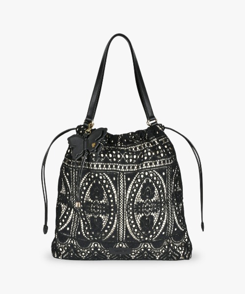 ANNA SUI（アナスイ）の「フィオリー トートバッグ（トートバッグ・レディース・ベージュ/パープル・FREE）」の2枚目の写真